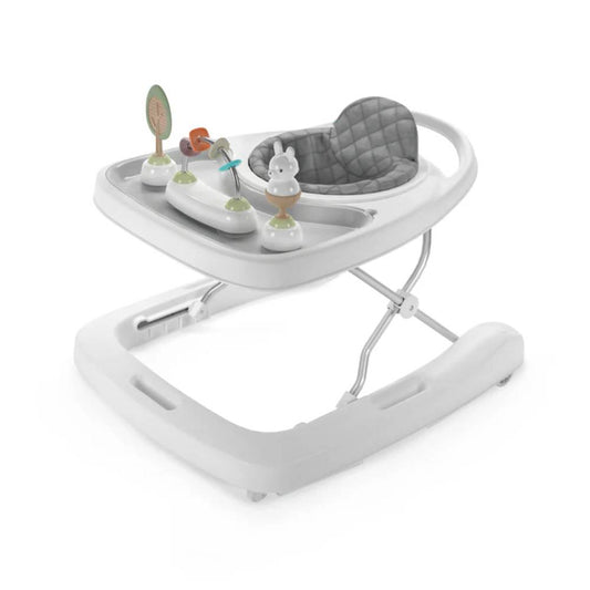 Ingenuity 3-in-1 Step & Sprout Baby Activity Walker - White