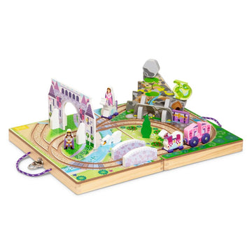 Melissa & Doug Take-Along Kingdom Play Set with Storage Case (19-Pieces)