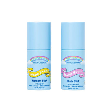 Beauty Creations X My Little Pony "Mane Event" Blush and Highlight Stick Set (2-Pieces)