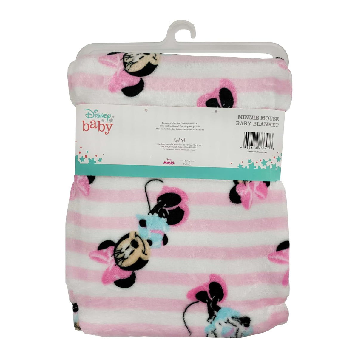 Disney 30" x 36" Mickey Mouse Throw Blanket with Tossed Face Print - Pink