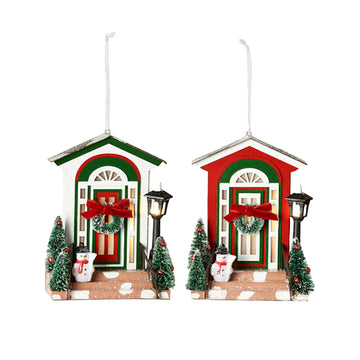 One Hundred 80 Degrees 5.75" Lighted Front Door Ornament - Assorted