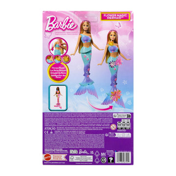 Barbie Flower Magic Mermaid Blonde Doll - Assorted