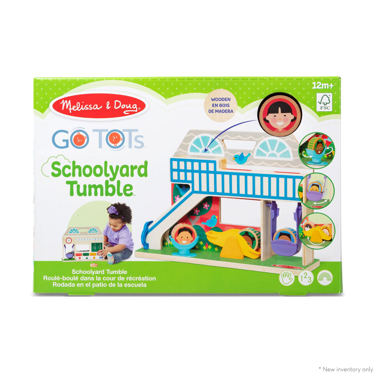 Melissa & Doug GO Tots Schoolyard Tumble Playset