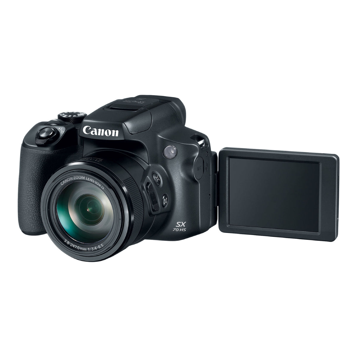 Canon PowerShot SX70 HS 20.3-Megapixel Digital Camera - Black