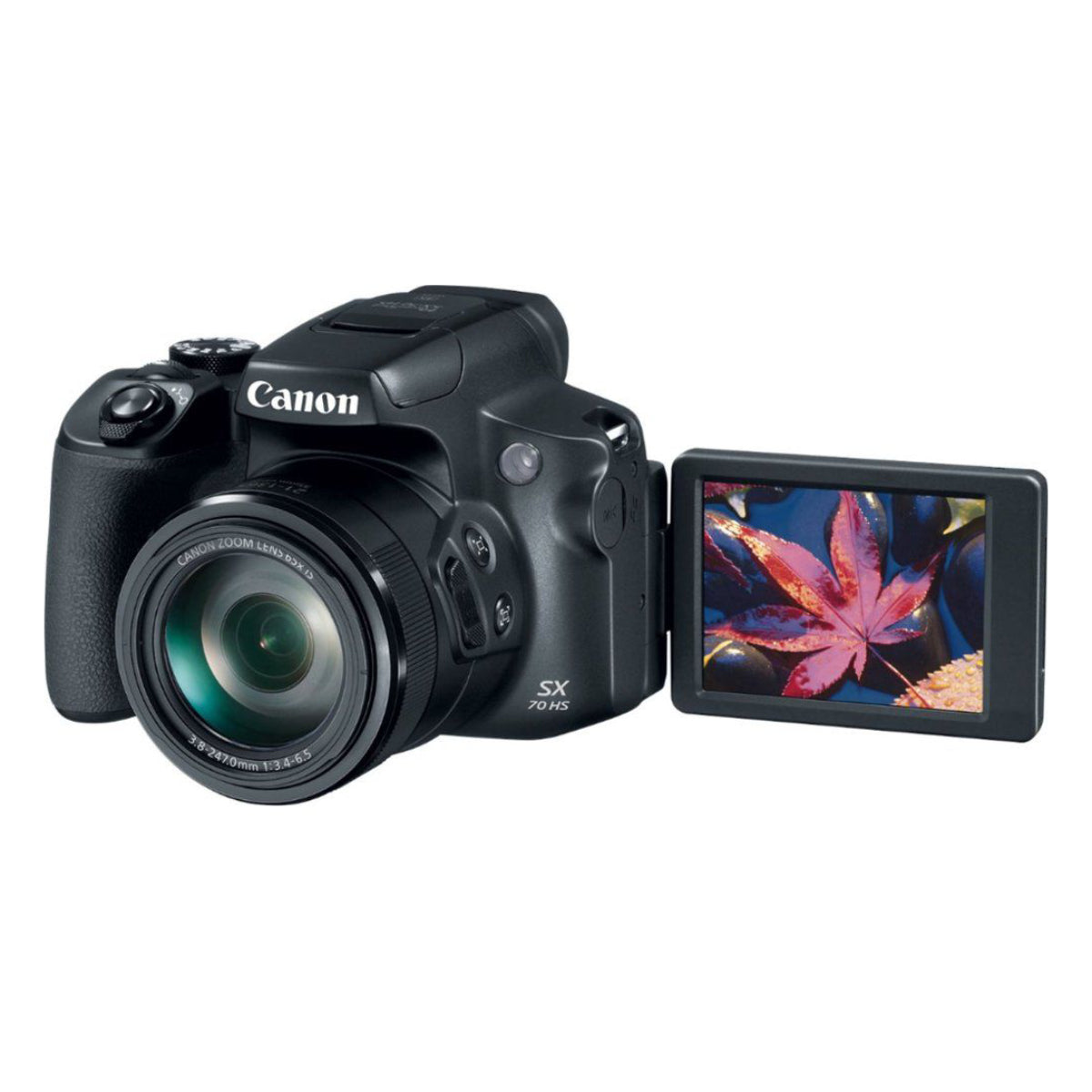 Canon PowerShot SX70 HS 20.3-Megapixel Digital Camera - Black