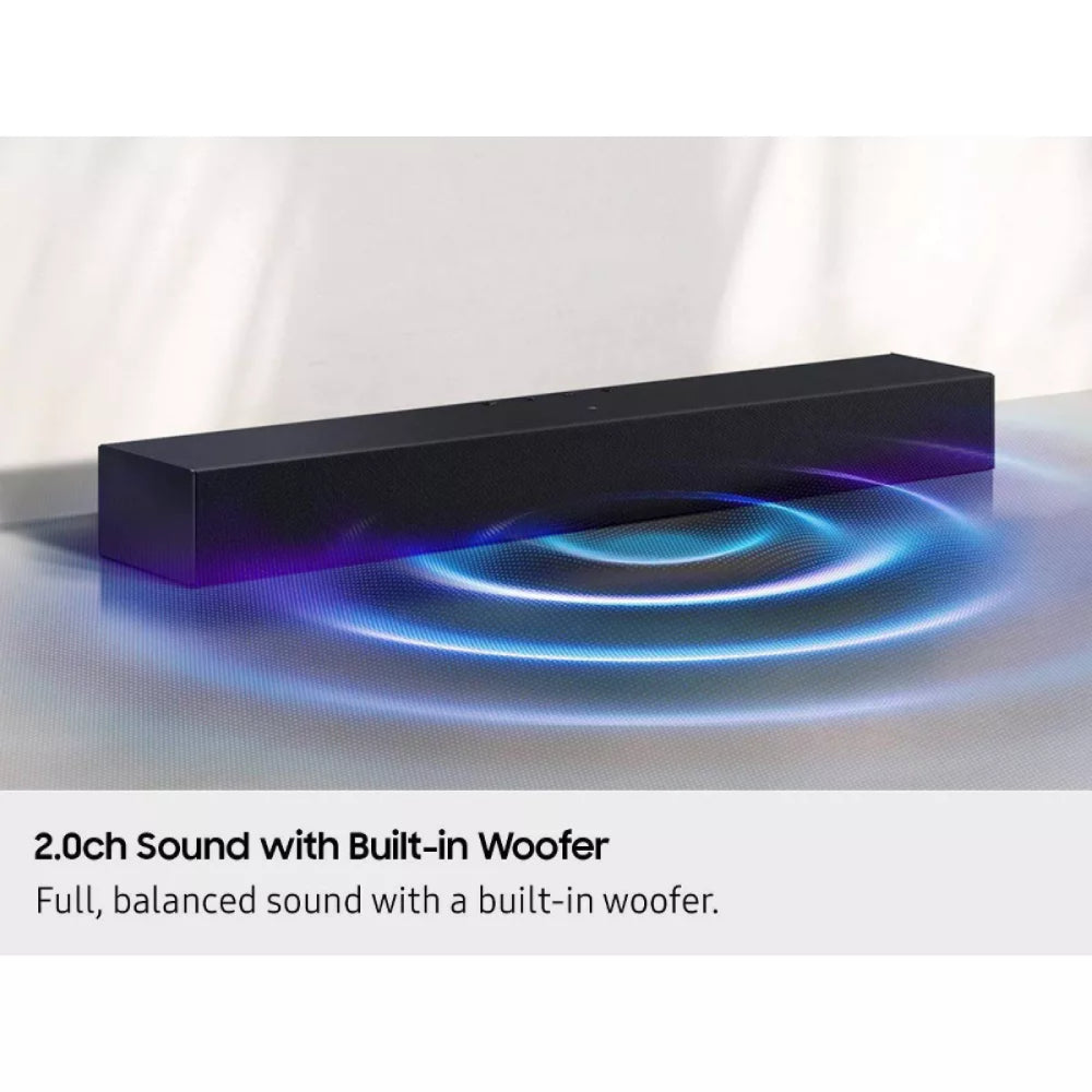 Samsung HW-B400F B Series 2.0 Channel Soundbar with Built In Woofer - Black