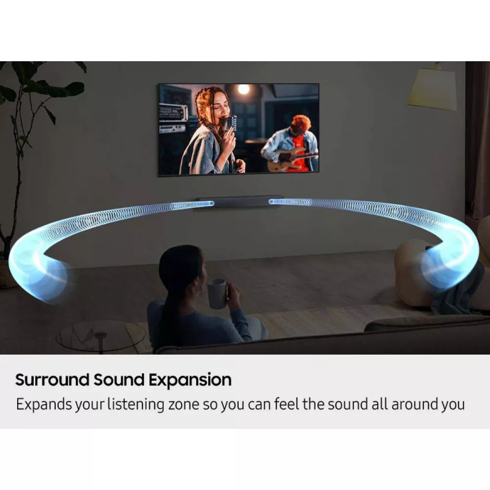 Samsung HW-B400F B Series 2.0 Channel Soundbar with Built In Woofer - Black