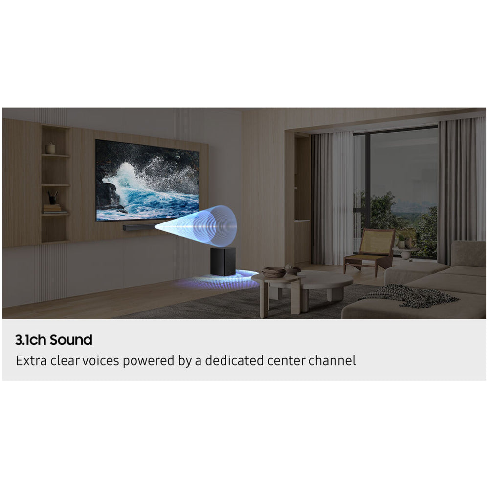 Samsung HW-B630F B-series 3.1 Channel Soundbar with Subwoofer - Black