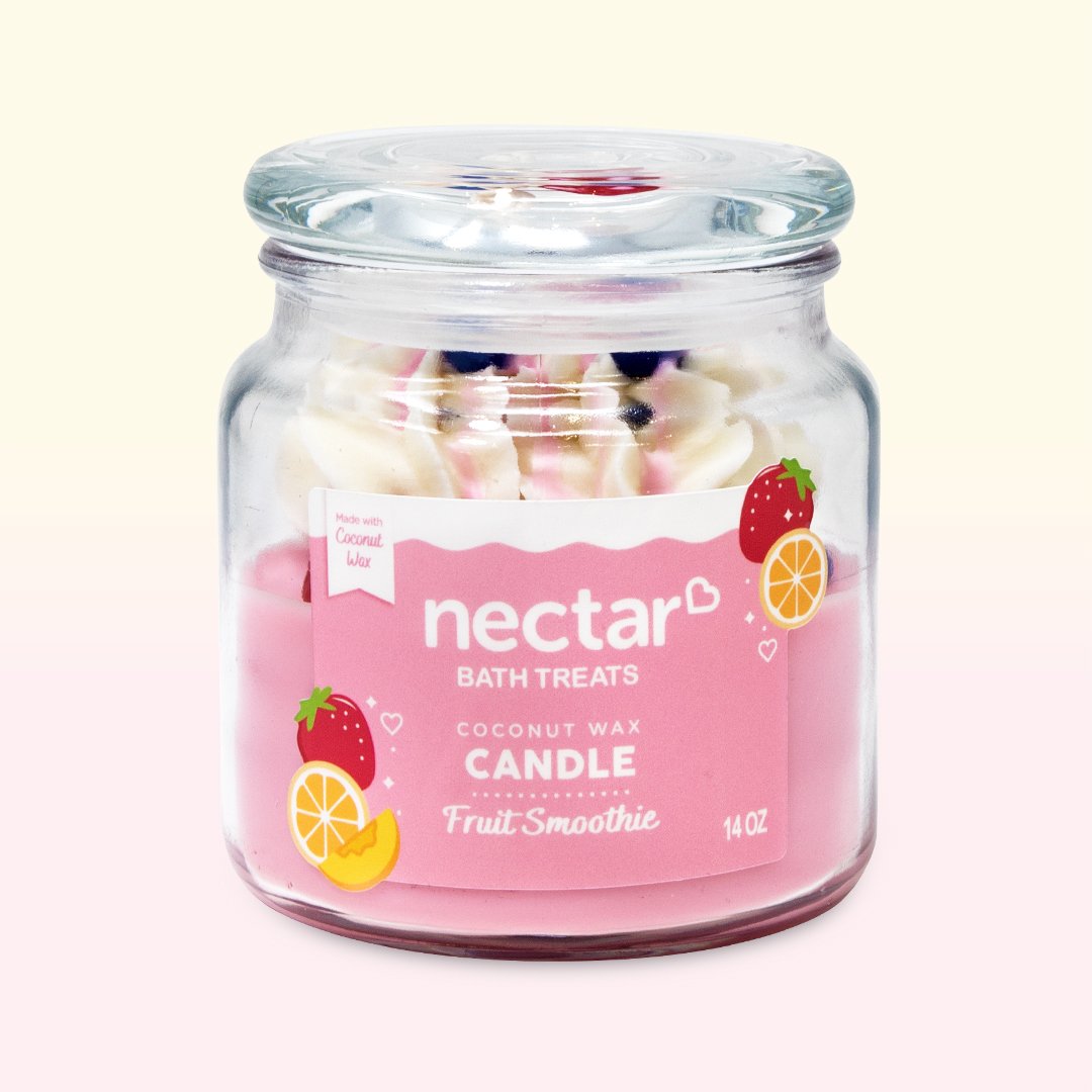 Nectar Bath Treats Fruit Smoothie Coconut Wax Candle