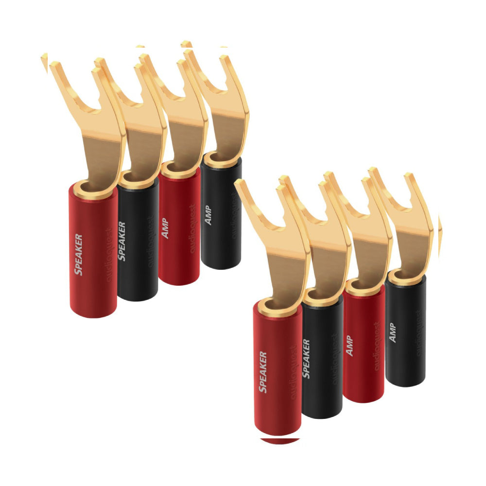 AudioQuest SureGrip 100 Multi-Spade Speaker Connector (Set of 8)