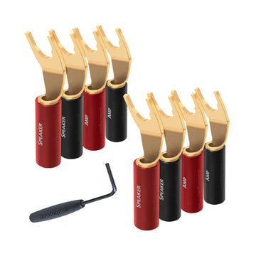 Conector multipala SureGrip de AudioQuest (juego de 8)