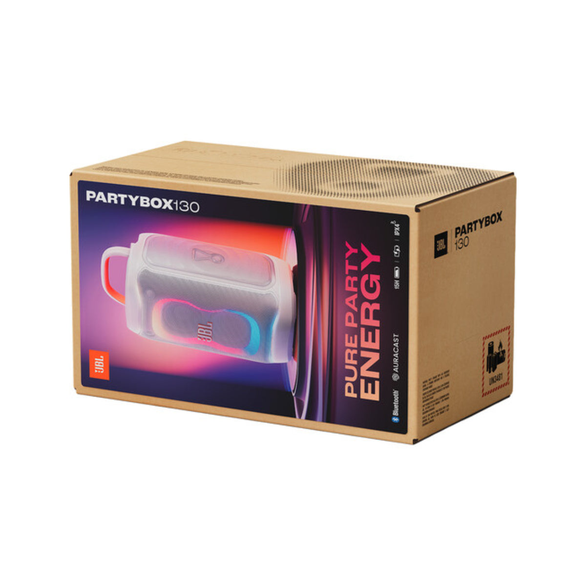 JBL PartyBox 130 Portable Party Speaker with AI Sound Boost
