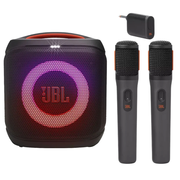 PartyBox Encore Essential とWireless Mic Bundle: JBL PartyBox Encore Essential 2 Portable Party Speaker +