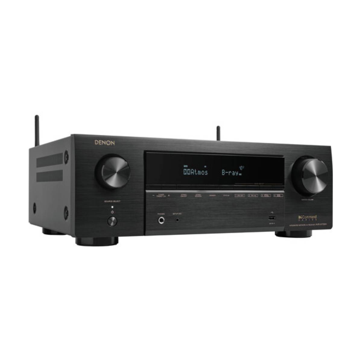 Receptor AV 8K de 7.2 canales con HEOS integrado Denon AVR-X1700H - Negro 
