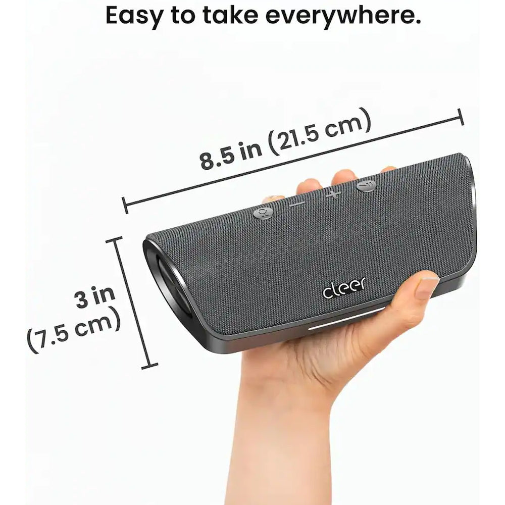 Cleer Scene Portable Bluetooth Speaker with Water Resistant