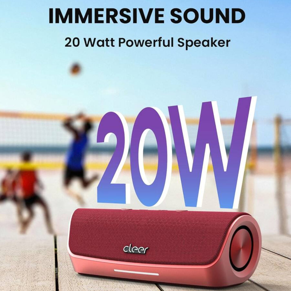Cleer Scene Portable Bluetooth Speaker with Water Resistant