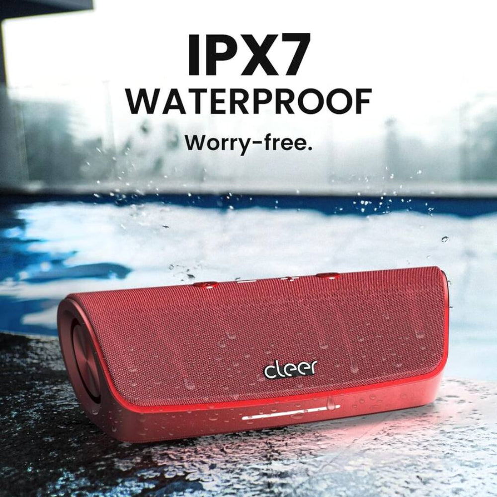 Cleer Scene Portable Bluetooth Speaker with Water Resistant