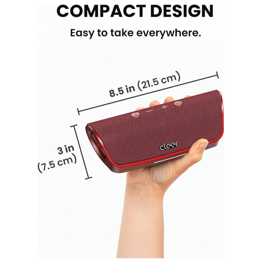 Cleer Scene Portable Bluetooth Speaker with Water Resistant