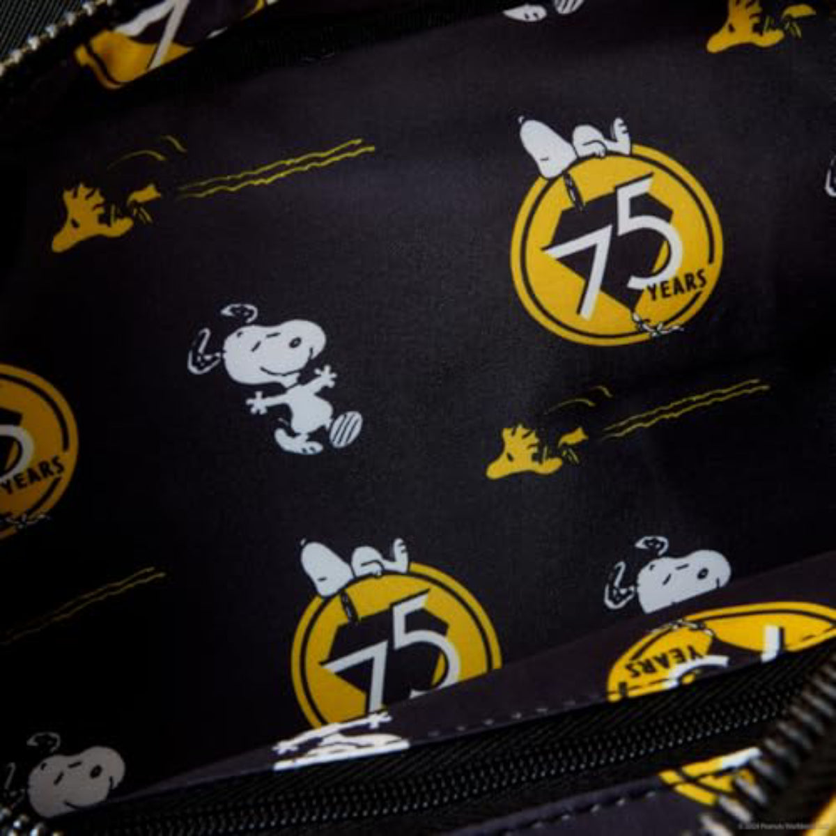 Peanuts 75th Anniversary Snoopy Doghouse Crossbody Bag - Yellow/Black