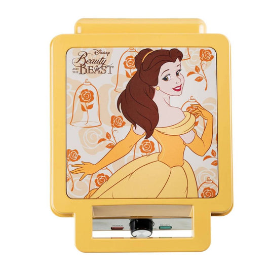 Uncanny Brands WM5/DIP/PR2 Disney Beauty and the Beast Deluxe Waffler - Orange