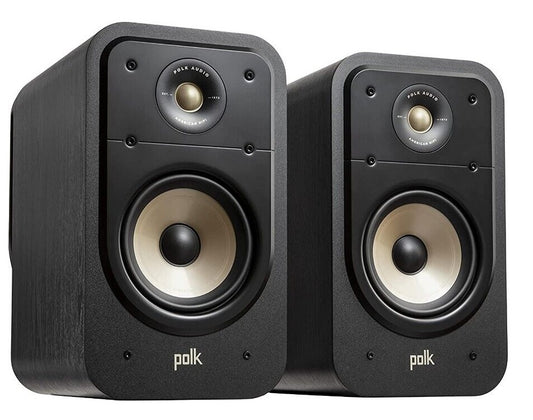 Polk Audio Signature Elite ES20 Bookshelf Speaker with High Resolution Audio (Set of 2) - Black