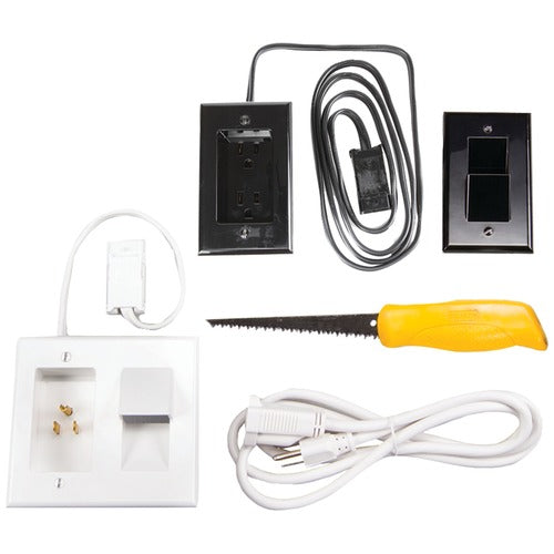 OmniMount OPK2 In-Wall Power and Cable Management System