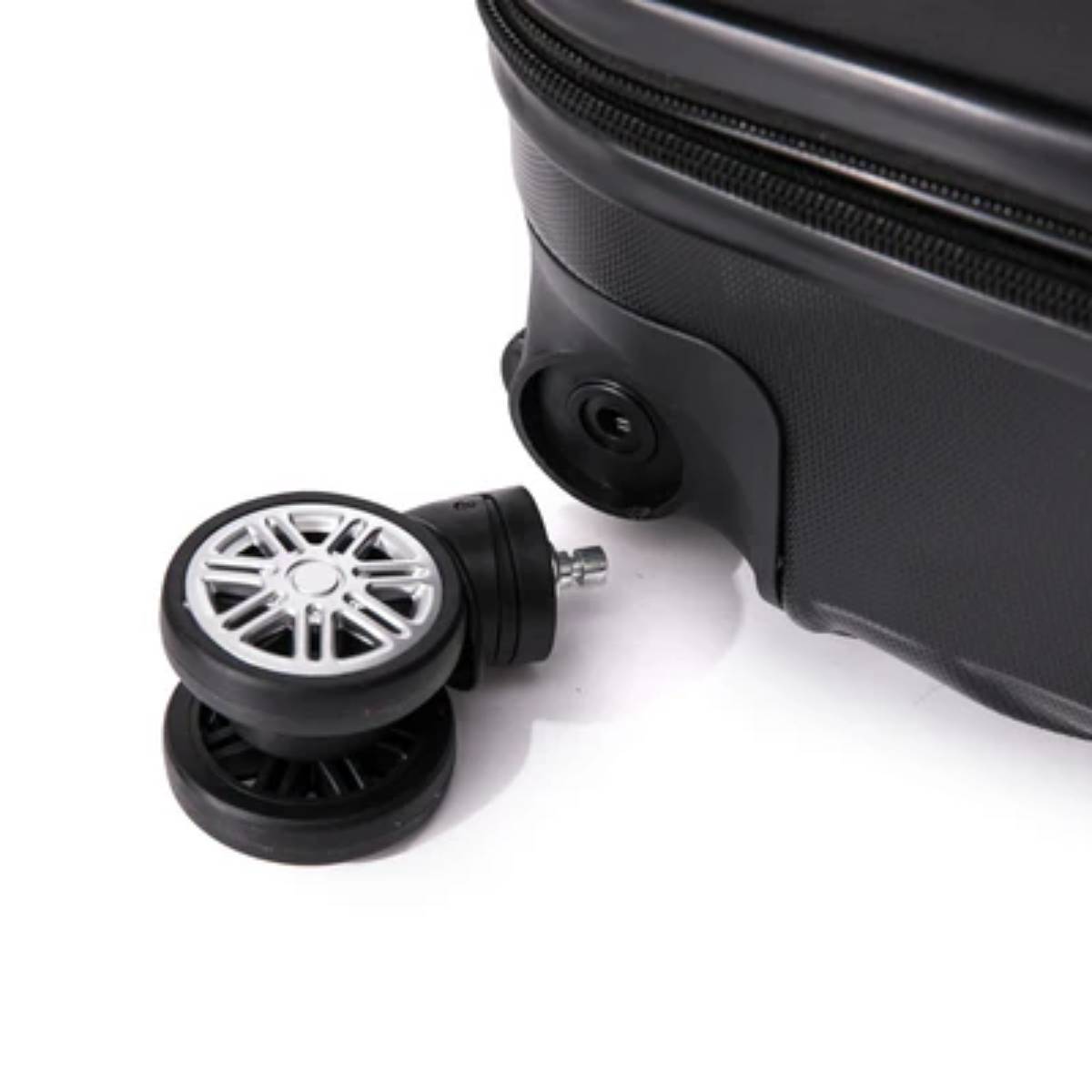 Toscano Prodigio 28" Hardside Spinner Wheel Luggage Suitcase - Jet Black