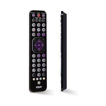 RCA RCTC6GB Universal 6 Device Rechargeable Remote Control - Black
