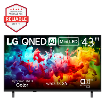 LG 43" Class 75B QNED UHD 4K AI Smart WebOS TV