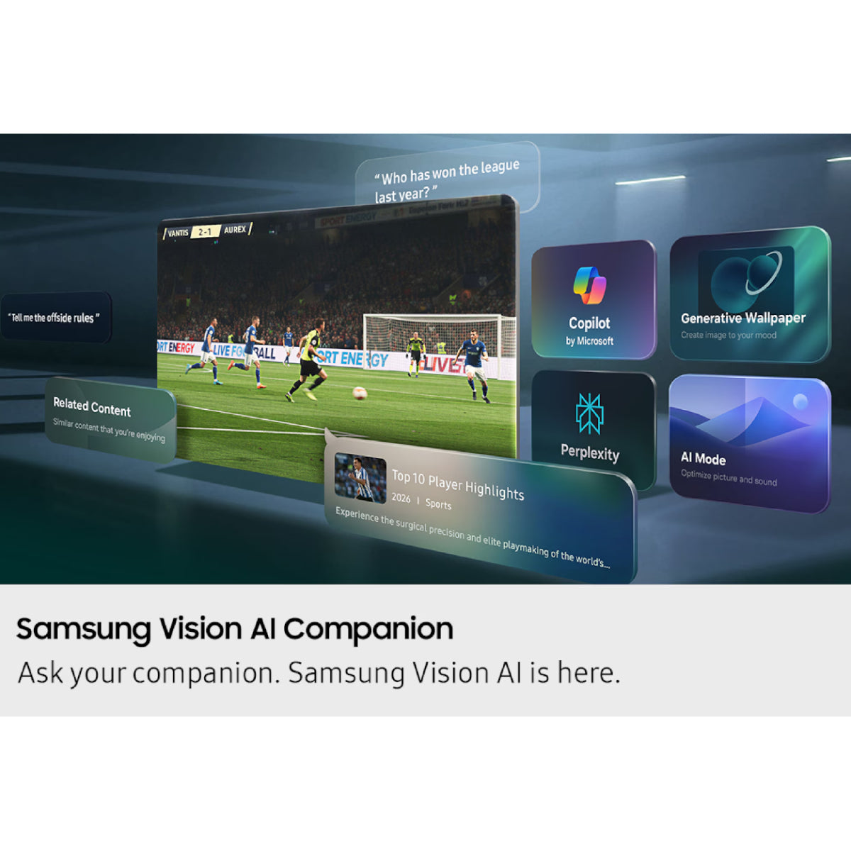 Samsung 50" M70H Mini LED 4K AI Smart Tizen TV