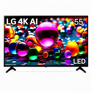 LG 55" Class UA77 LED UHD 4K AI Smart webOS TV