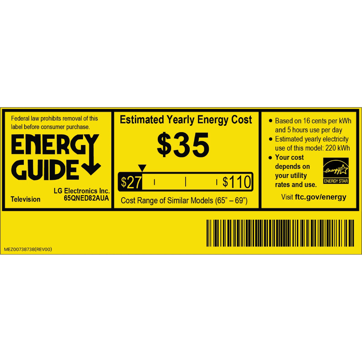 LG Class QNED82A UHD 4K AI Smart WebOS TV