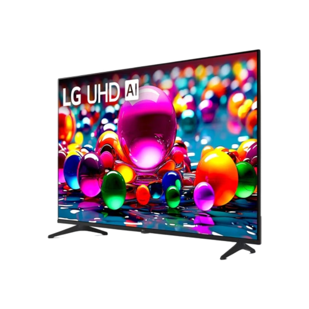 Bundle: LG 65" Class UA77A UHD 4K AI Smart WebOS TV + JBL Deep Bass MK2 2.1-Channel Soundbar System with Wireless Subwoofer - Black