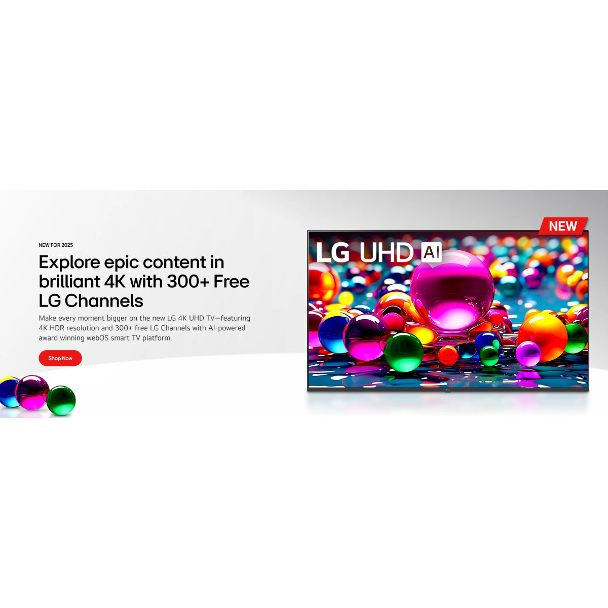LG Class UA77 LED UHD 4K AI Smart webOS TV