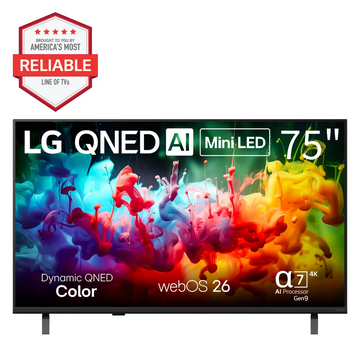 LG 75" Class 75B QNED UHD 4K AI Smart WebOS TV