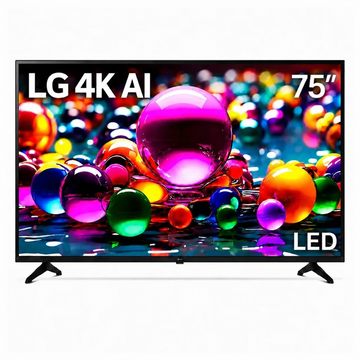 LG 75" UA77 LED UHD 4K AI Smart webOS TV