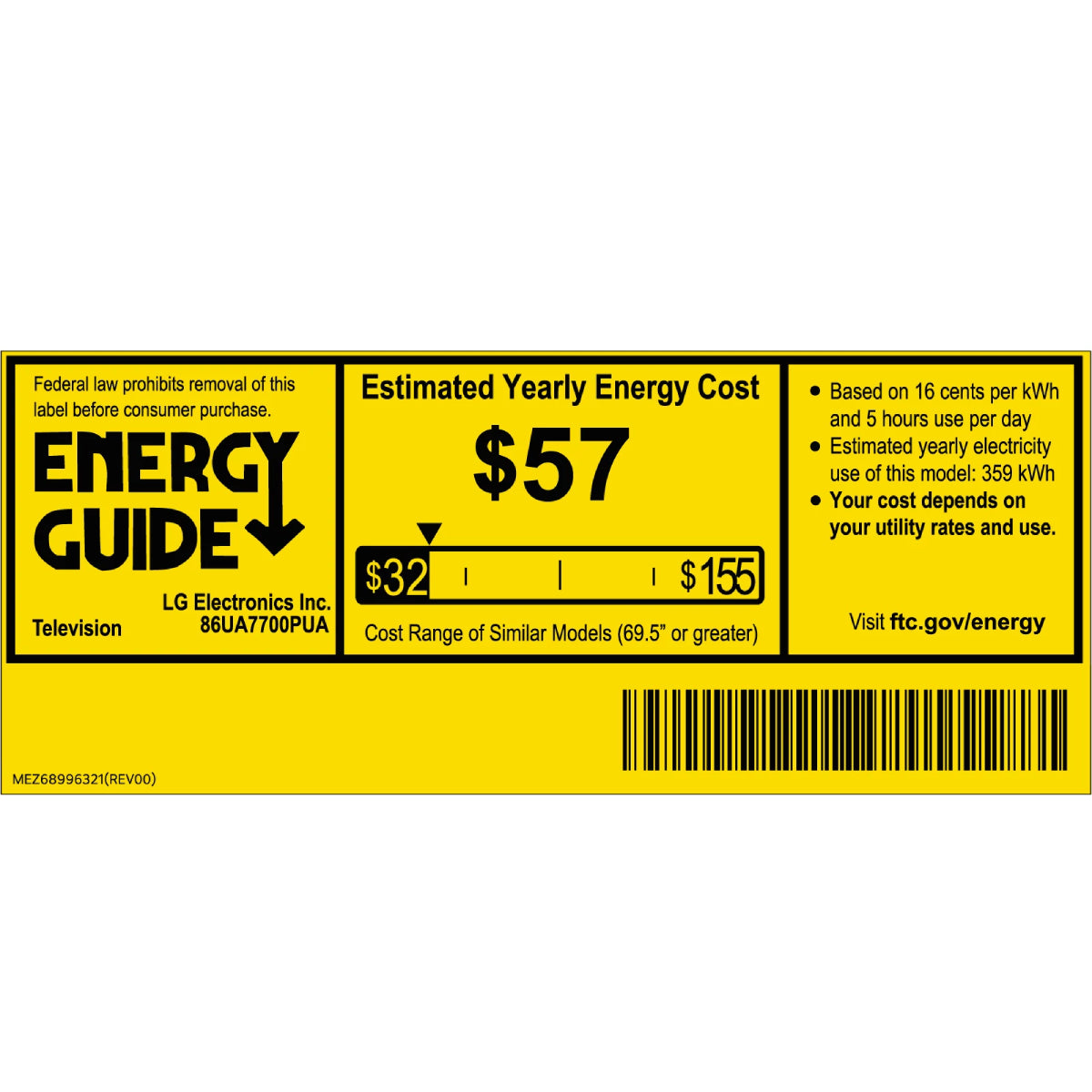 LG Class UA77 LED UHD 4K AI Smart webOS TV