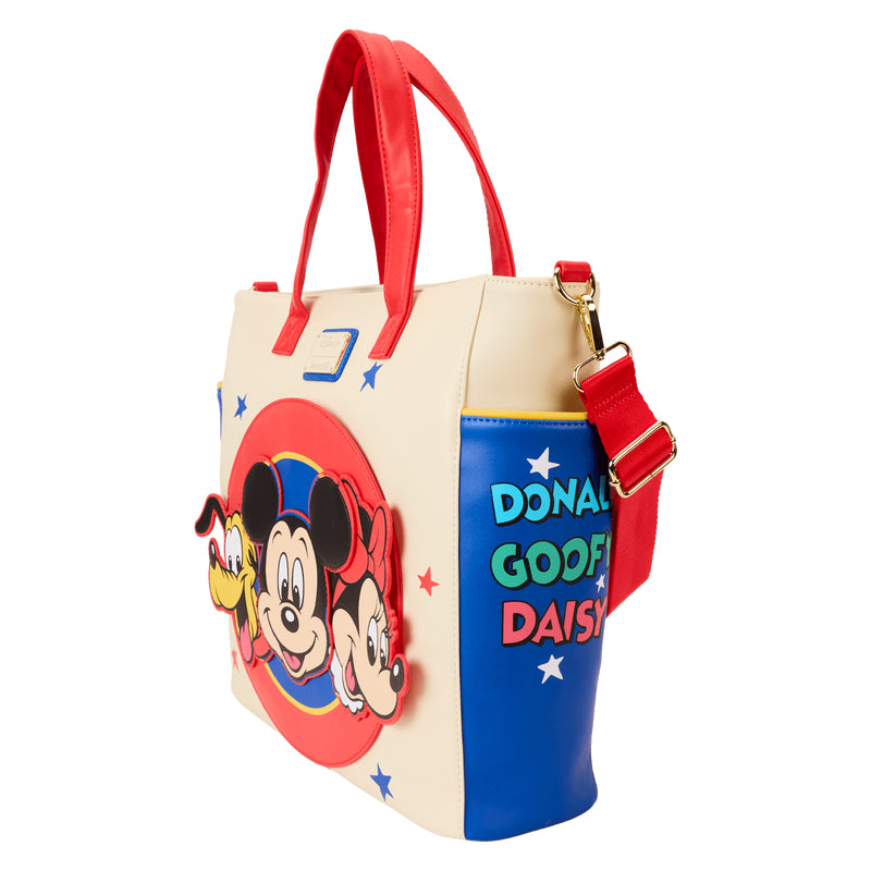 Disney Mickey and Friends Classic Convertible Tote Bag - Red/Blue