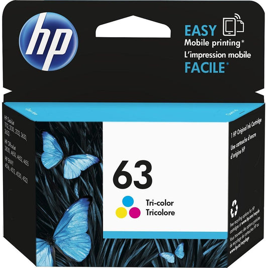 HP 63 Tri-Color Ink Cartridge