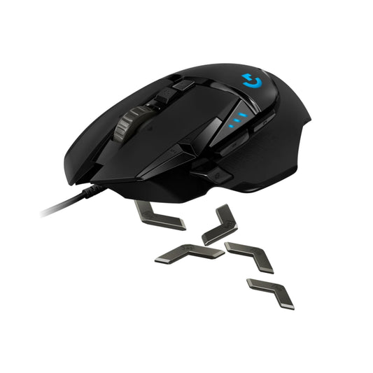 Ratón para juegos con cable Logitech G502 HERO, color negro