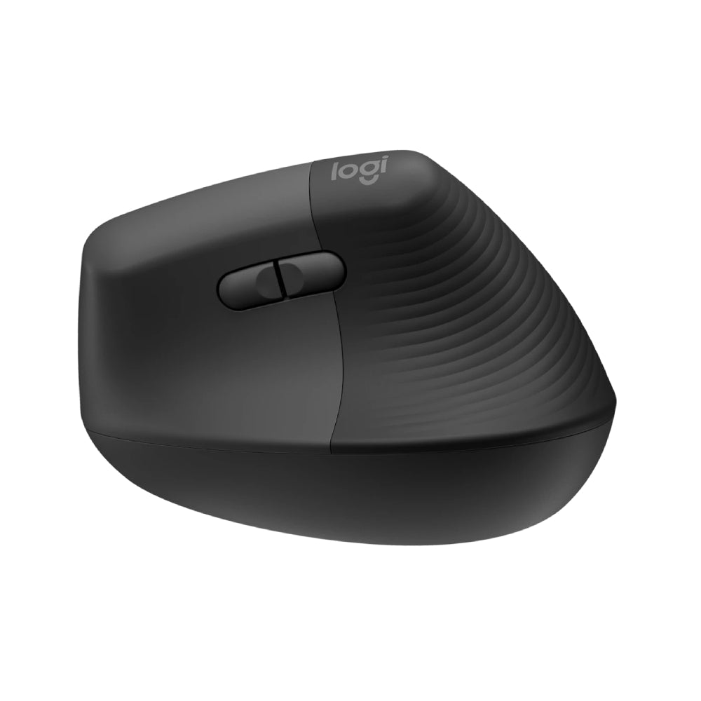 Logitech Lift Vertical Wireless Ergonomic Mouse with 4 Customizable Buttons