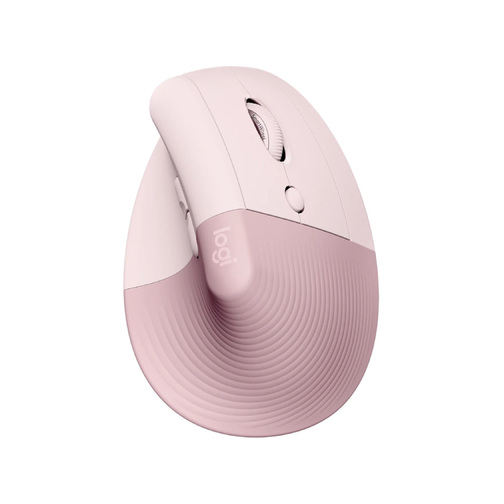 Logitech Lift Vertical Wireless Ergonomic Mouse with 4 Customizable Buttons