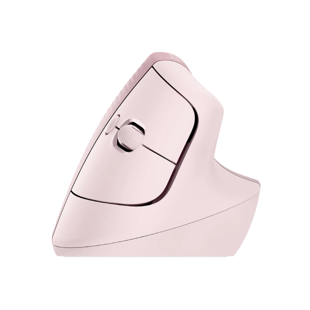 Logitech Lift Vertical Wireless Ergonomic Mouse with 4 Customizable Buttons