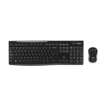Logitech MK270 Wireless Keyboard and Mouse Combo - Black