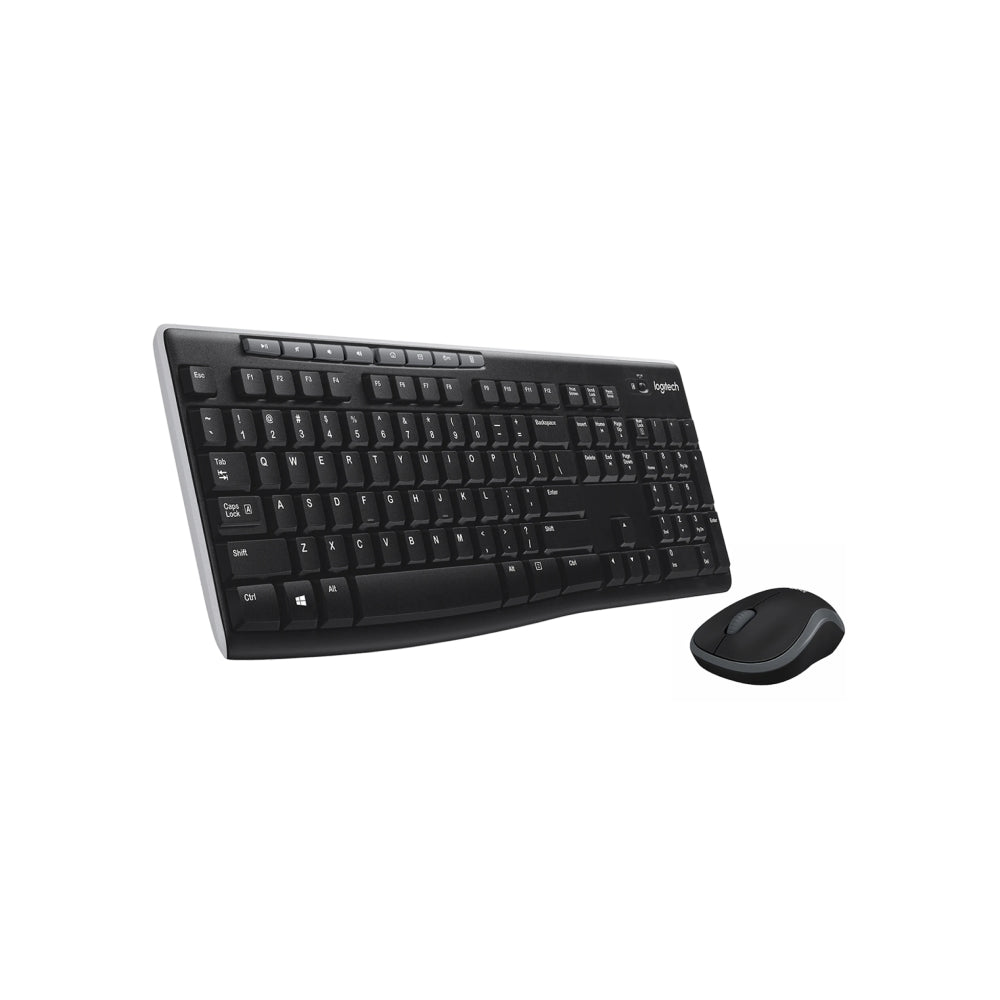 Logitech MK270 Wireless Keyboard and Mouse Combo - Black
