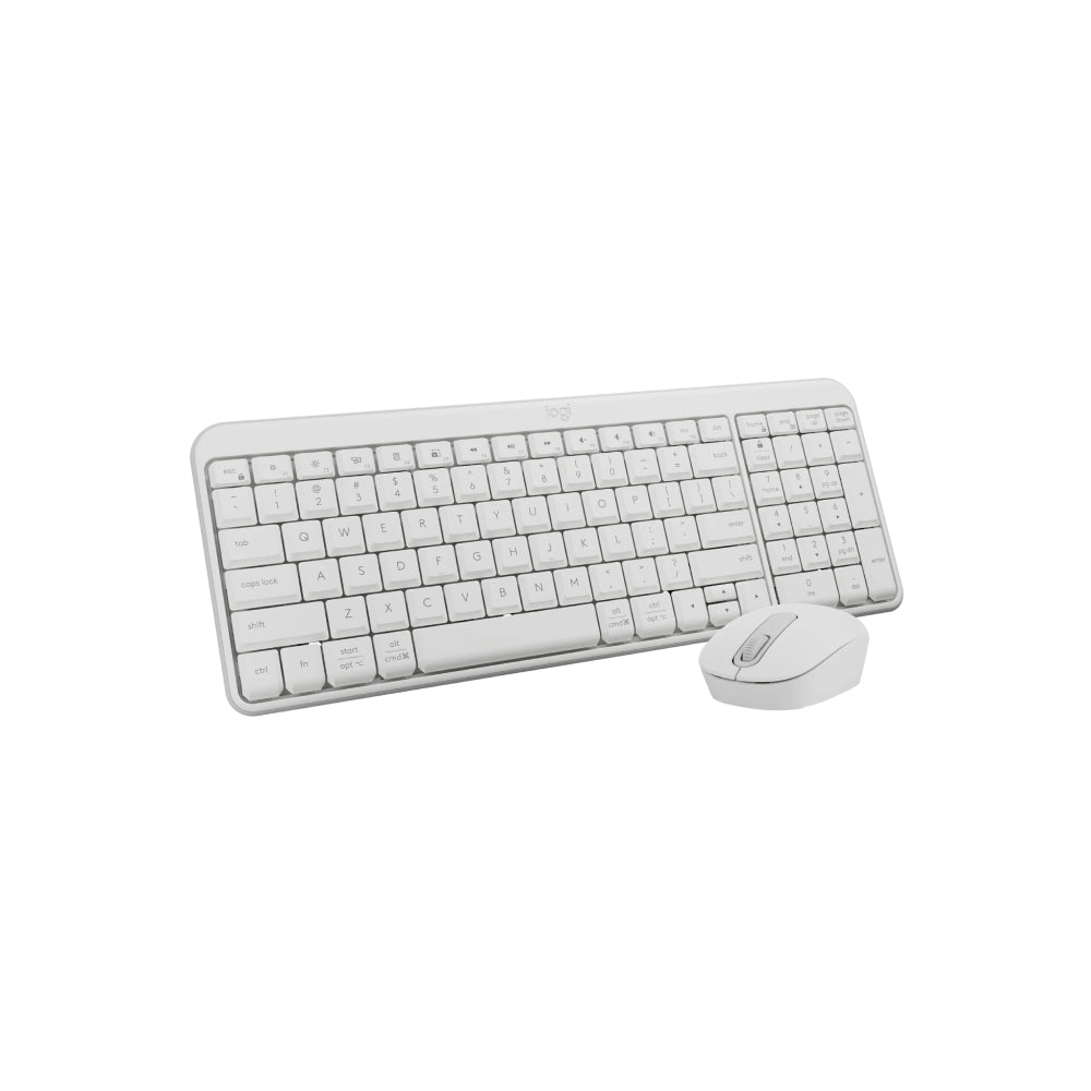 Logitech MK250 Bluetooth Wireless Keyboard and Mouse Combo - White