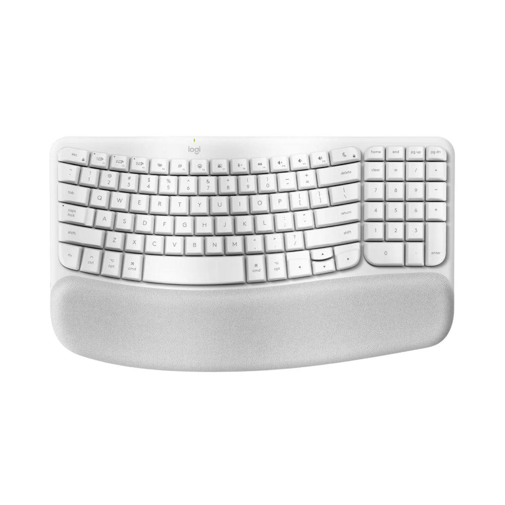 Logitech Wave Keys & Lift Vertical Mouse and Ergonomic Wireless Keyboard Combo