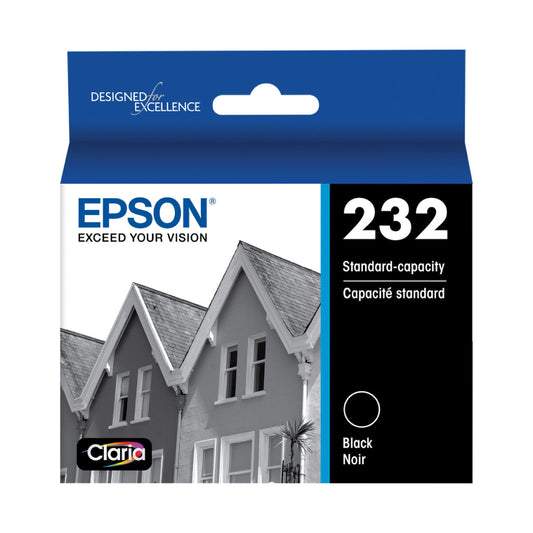 Epson 232 T232120-S Claria Standard Capacity Single Ink Cartridge - Black