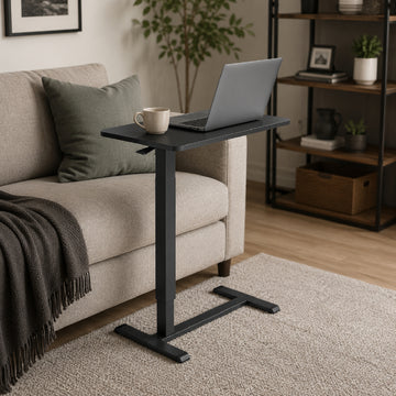 Mobile Height Adjustable Side Table by Black Widow