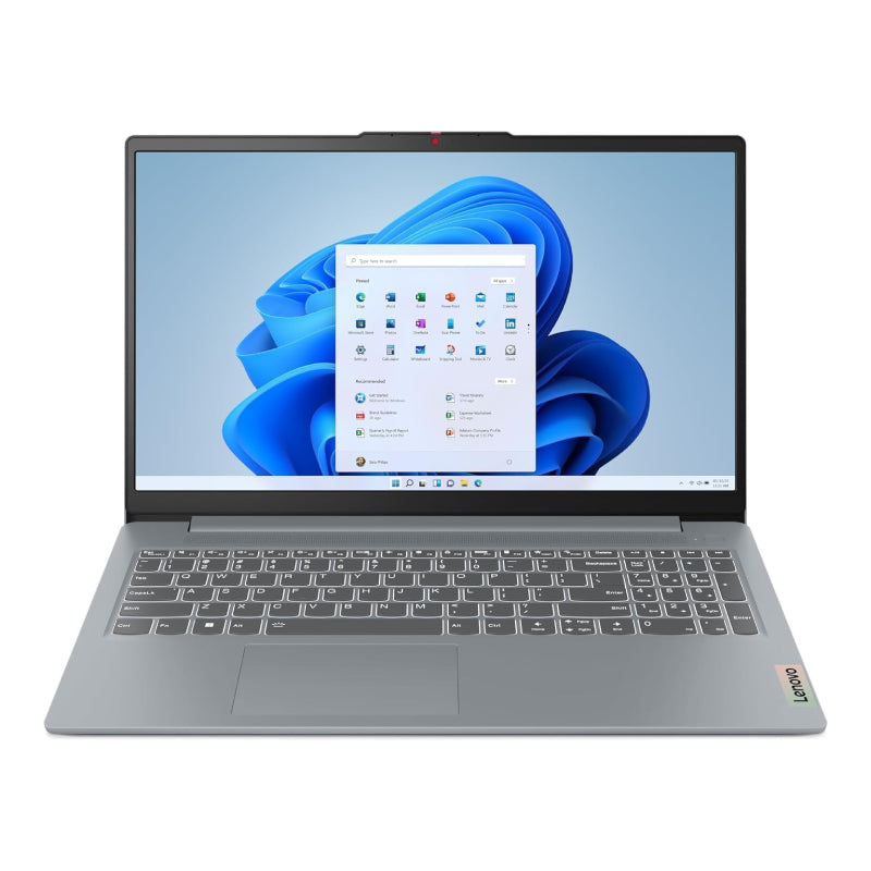 Bundle: Lenovo 15.6" IdeaPad Slim 3 15IAN8 Laptop - Intel N-Series N100 with 4GB Memory and 128GB UFS 3.1 - Gray + Microsoft 365 Personal 1 Year Subscription